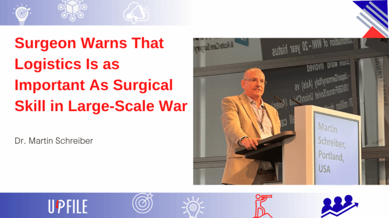 At STACS 2026, Dr. Martin Schreiber Warns That Logistics Is as Important As Surgical Skill in Large-Scale War