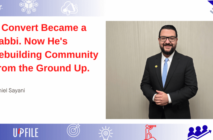Daniel Sayani A Convert Became a Rabbi. Now He's Rebuilding Community From the Ground Up.